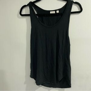 3/$25 ✺ Aritzia Babaton Black Tank Top Large Scoop Neck and hem